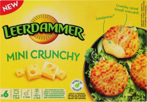 Полуфабрикат с сыром в панировке Mini crunchy Leerdammer к/у 6х25г