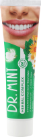 Зуб. паста Dr. Mint 130 г Комплекс трав