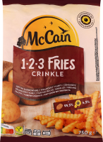 Картопля фрі McCain 750 г Golden Crinkle хвиляста