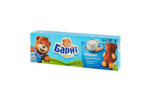 Тістечко бісквітне Молоко Барні к/у 5х30г