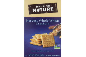 Back To Nature Crackers Harvest Whole Wheat