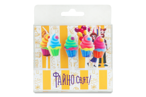 Свічки для торта формовані 900013