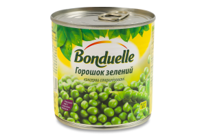 Горошек зеленый стерилизованный Bonduelle ж/б 400г