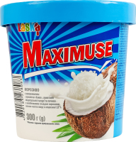 Мороженое 12% с наполнителем, крошками кондитерской глазури и печенья Кокос Maximuse Laska ст 300г