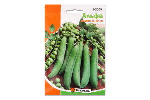 Насіння Горох Альфа 50г Яскрава