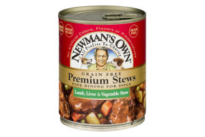 Newman's Own Grain Free Premium Stews for Dogs Lamb, Liver & Vegetable Stew