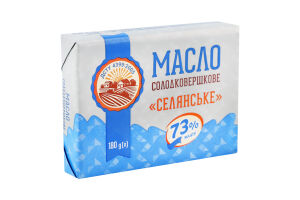 Масло 73% 180 г Селянське ДСТУ