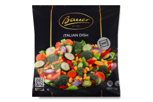 Овощи быстрозамороженные по-итальянски Стир-фрай Bauer м/у 400г