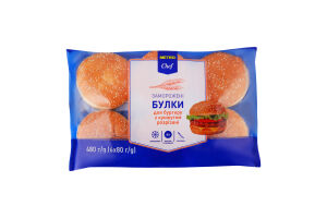 MC БУЛКИ ДЛЯ БУРГЕРУ З КУНЖУТОМ 480Г