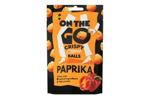 Кульки сирні хрусткі зі смаком паприки On The Go д/п 30г