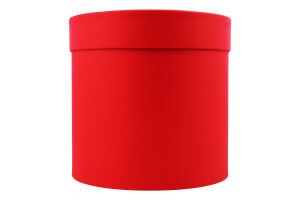 Коробка подарункова червона кругла 15*18см НК-29 Екстрафікс