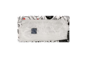 Серветки паперові білі 2шари 20*20см 150шт п/е в асортименті Parus