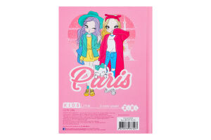 Блокнот ZiBi Cute Girl А-6 кл. рожевий