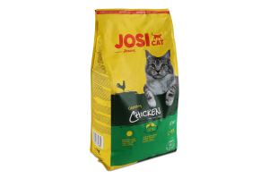 Корм сухой полнорационный для взрослых котов Crunchy chicken JosiCat м/у 1.9кг
