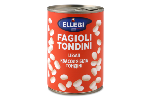 Фасоль белая Тондини Ellebi ж/б 400г