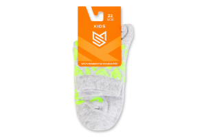 Шкарпетки дитячі MovementStandard №MS M0402S 34 33-35 сірий меланж