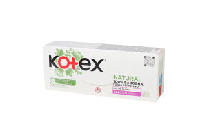 Прокладки ежедневные Экстра защита Нормал+ Natural Kotex 18шт