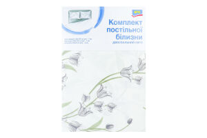 Комплект постільної білизни двоспальний євро Aro 1шт