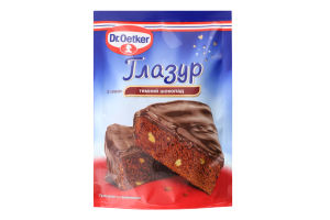 Глазур Темний шоколад Dr.Oetker д/п 100г