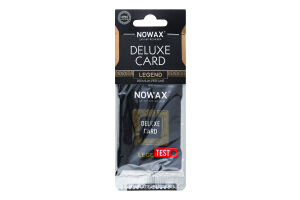 Ароматизатор целюлозний Nowax Delux Card целюлозний Legend