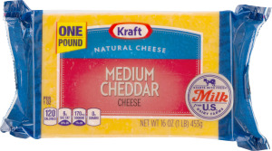 Kraft Natural Cheese Medium Cheddar