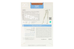 Колготки жіночі Conte elegant Top 20den 3 natural