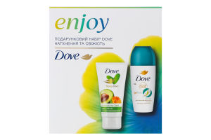 Набор Крем для рук Вдохновляющий 75мл + Антиперспирант шариковый Груша и алоэ вера 50мл Вдохновение и свежесть Dove 2шт