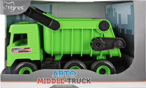 Іграшка Middle truck Самоскид світло-зелений Tigres