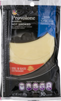 Ahold Cheese Slices Not Smoked Provolone - 10 CT