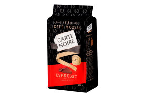 Кофе натуральный жареный молотый Espresso Carte Noire м/у 250г