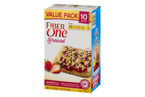 Fiber One Streusel Bar Strawberry - 10 CT