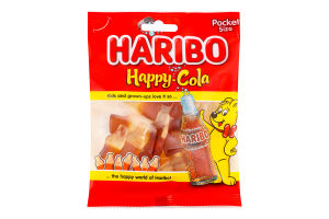 Цукерки желейні неглазуровані Happy-cola Haribo м/у 80г
