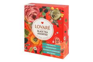 Чай чорний Асорті Lovare к/у 32х2г