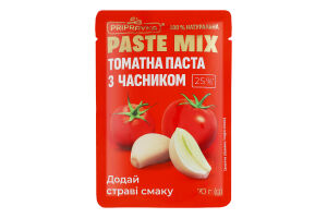 Паста томатна 25% з часником Paste mix Pripravka д/п 70г