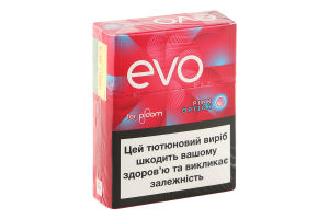 Изделия табакосодержащие для электрического нагревания с фильтром EVO Pink option 20шт