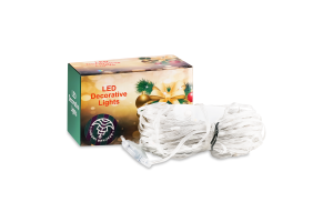 Електрогірлянда 300LED теплий білий 8режимів 30м