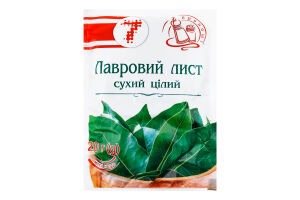 Лавровий лист Семерка 20 г сух. цілий