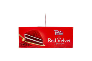 Торт бісквітний з крем-сиром Red velvet Tarta к/у 450г
