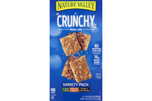 Nature Valley Crunchy Granola Bars Variety Pack - 98 CT