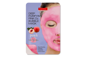 Маска піниста глибоко очищуюча Персик Purederm 25г