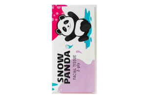 Серветки паперові 2-х шарові 190х155мм Сніжна Панда 70шт