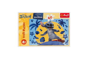 Пазлы для детей от 4лет Stitch Disney Trefl 60эл