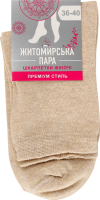 Шкарпетки жіночі Житомирська пара №160 00 36-40 льон