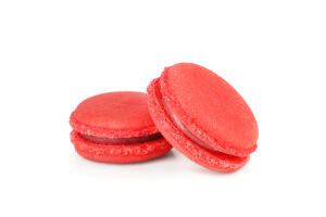 Тістечко Макарон Малина ройбуш