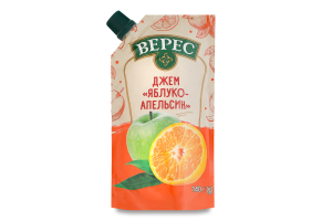 Джем нестерилізований Яблуко-апельсин Верес д/п 140г