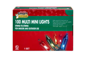 Smart Living Holiday 100 Multi Mini Lights