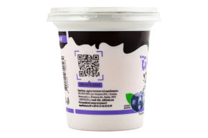 Йогурт 1% обогащенный белком с наполнителем Черника Villa Milk ст 280г
