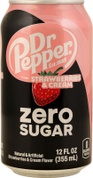Напій Dr.Pepper Strawberries&Cream Zero газ з/б