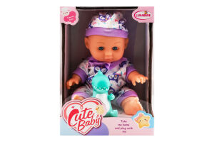 Іграшка Пупс Cute baby з аксесуаром 22см в асортименті Solar