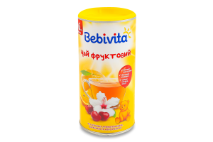 Чай для детей от 6мес быстрорастворимый фруктовый Bebivita тубус 200г